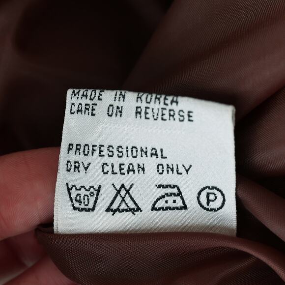 Women's Vintage Green Angora Rabbit Sweater W/ Imitation Fox - M - Picture 11 of 11